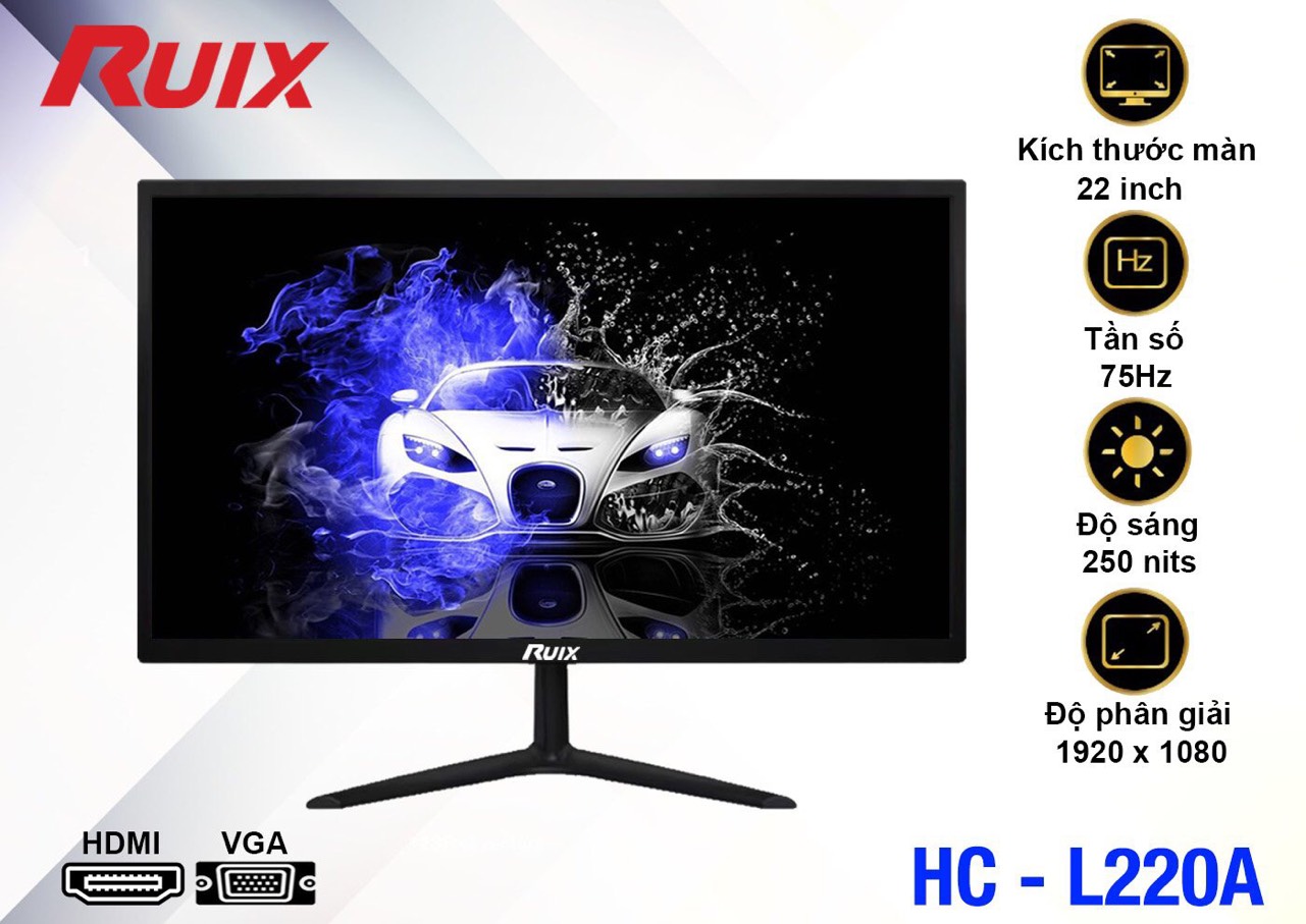 Màn Hình LCD RUIX 22Inch HC-L220A New Chính Hãng