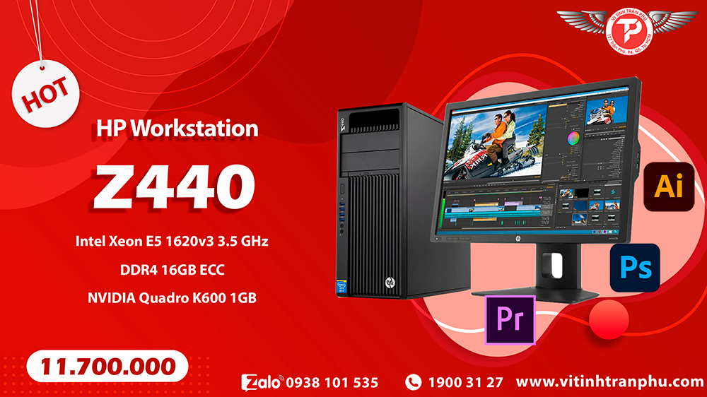 Đánh giá chi tiết HP Workstation Z440 - Siêu cấu hình phù hợp ngân sách