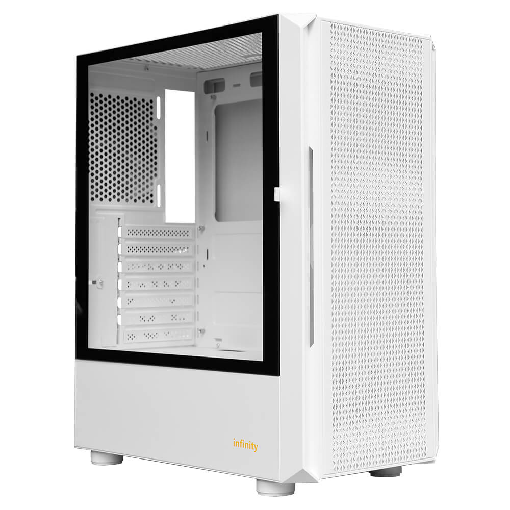 Vỏ Case Infinity Hue – White – ATX Gaming Chassis