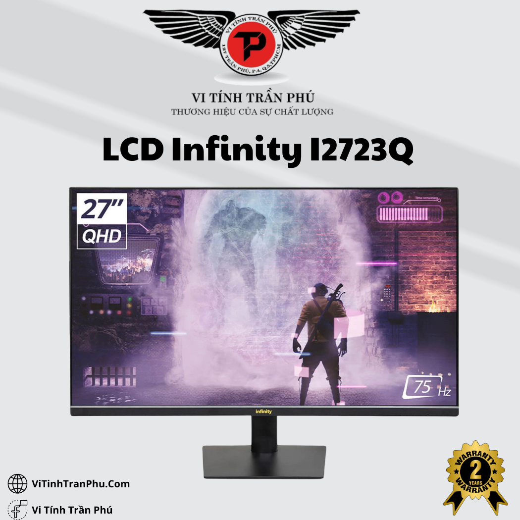 Màn Hình Infinity I2723Q – 27 inch QHD IPS | 75Hz 