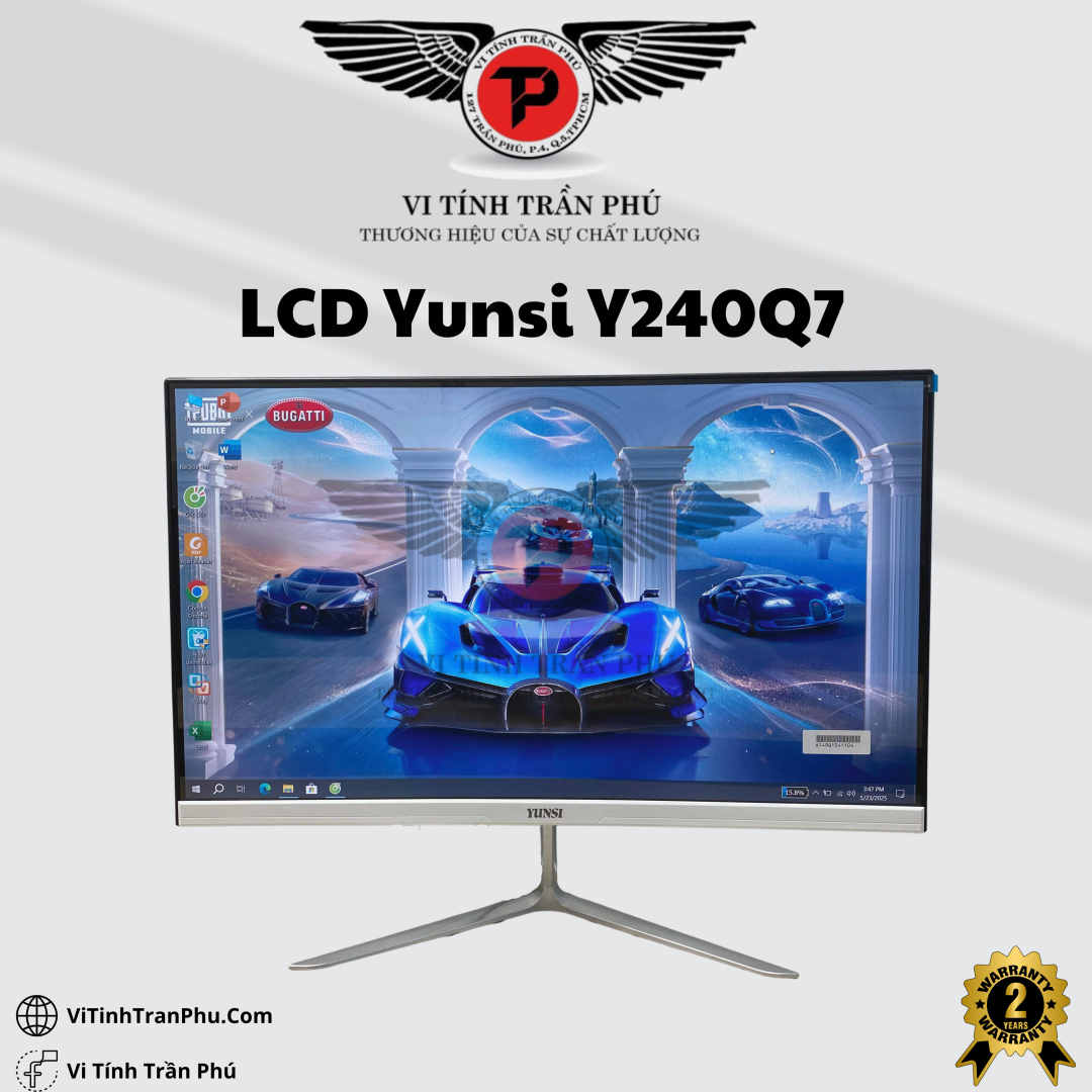 Màn Hình Gaming Yunsi Y240Q7 - 24inch Cong / 100Hz