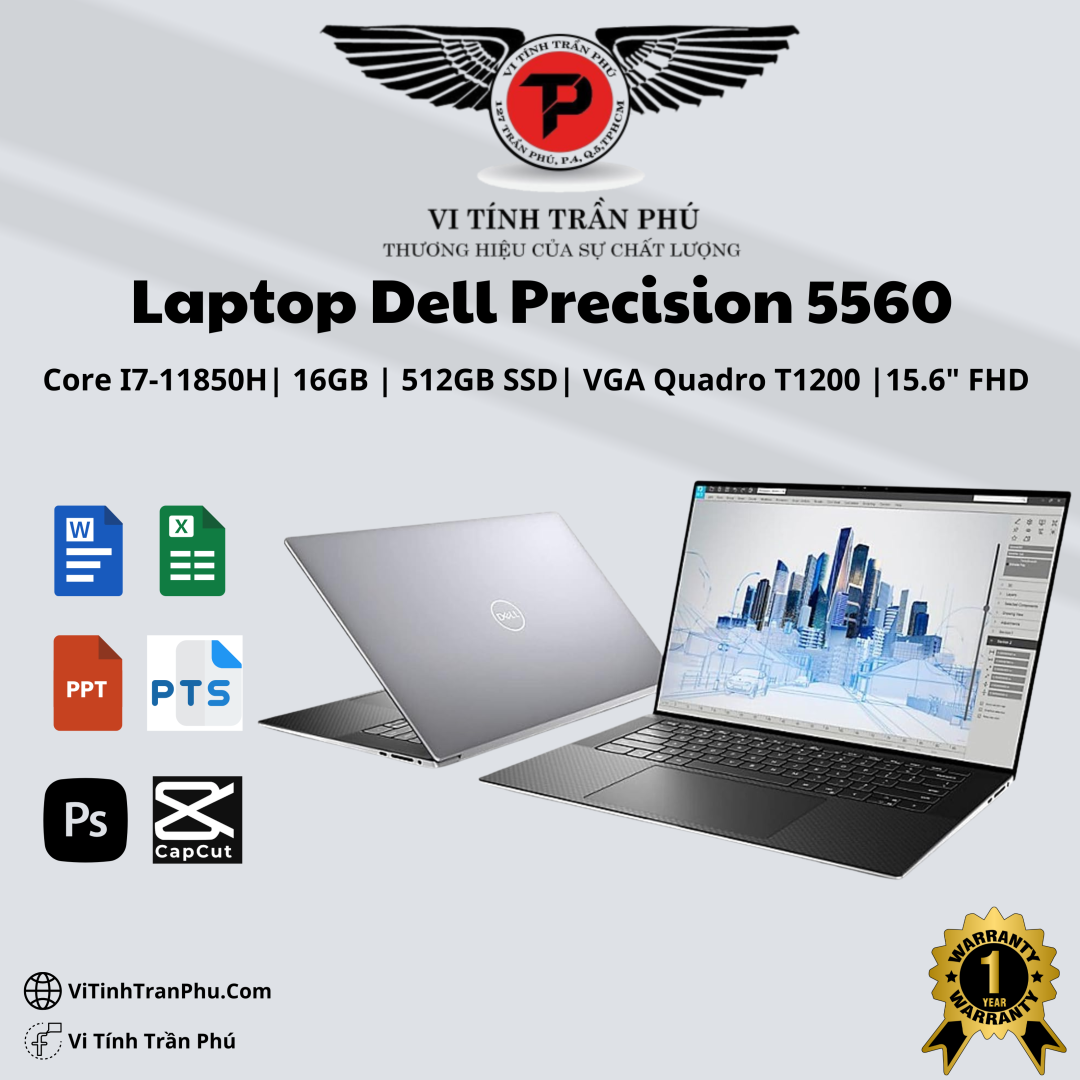 Laptop Dell Precision 5560 - Laptop Đồ Hoạ