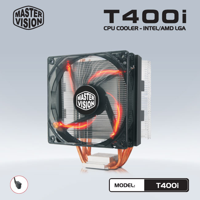 Fan CPU Master Vision T400i