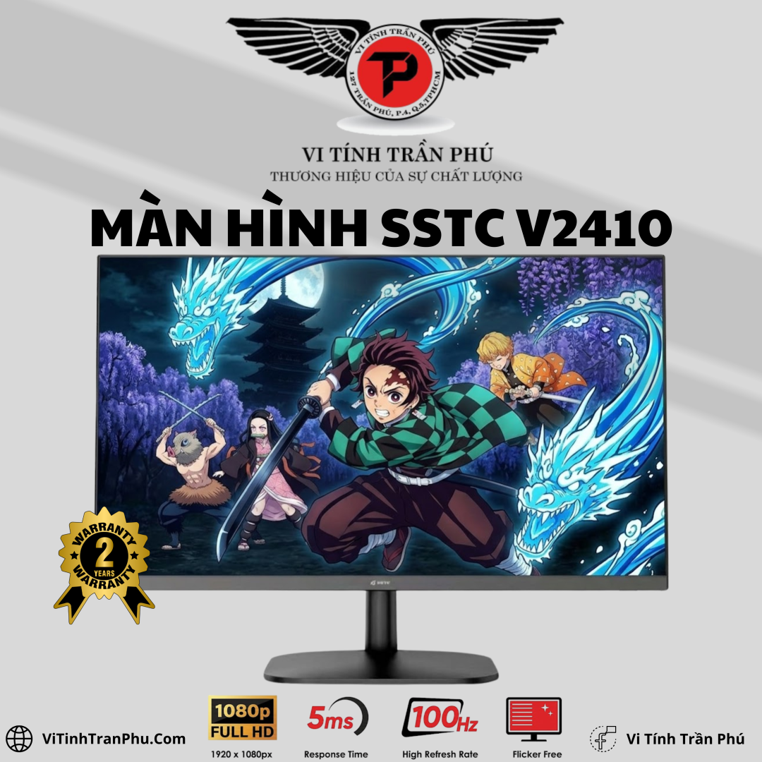 MÀN HÌNH SSTC V2410 (23.8 INCH/ VA/ FHD/ 100Hz/ 5MS/ HDMI)