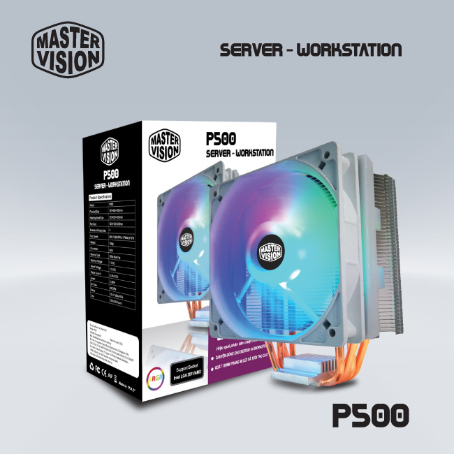 Fan CPU VSP Cooler Master P500 for server workstation