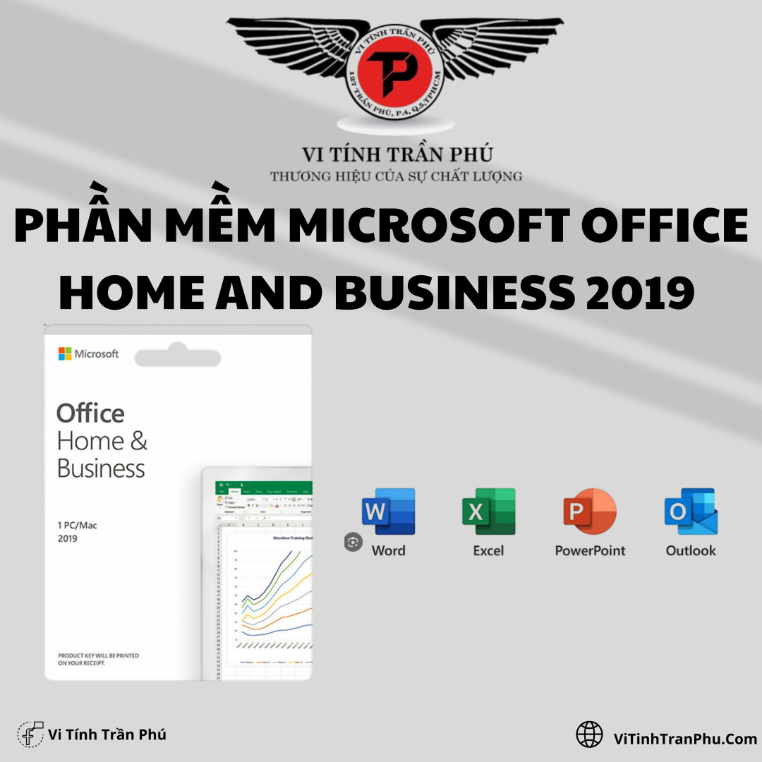 PHẦN MỀM MICROSOFT OFFICE HOME AND BUSINESS 2019 ENGLISH APAC EM MEDIALESS 