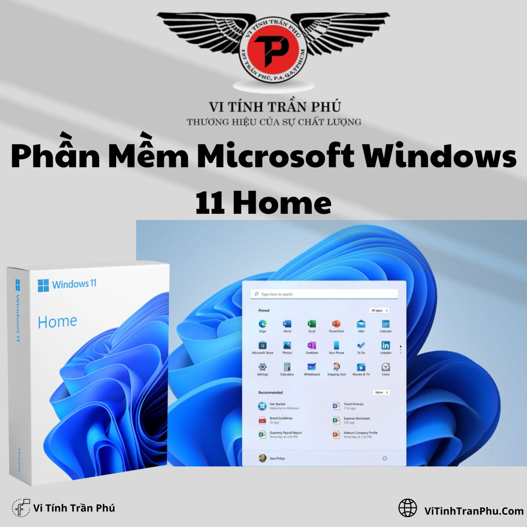 Phần Mềm Microsoft Windows 11 Home 64bit English Intl 1pk DSP OEI DVD 