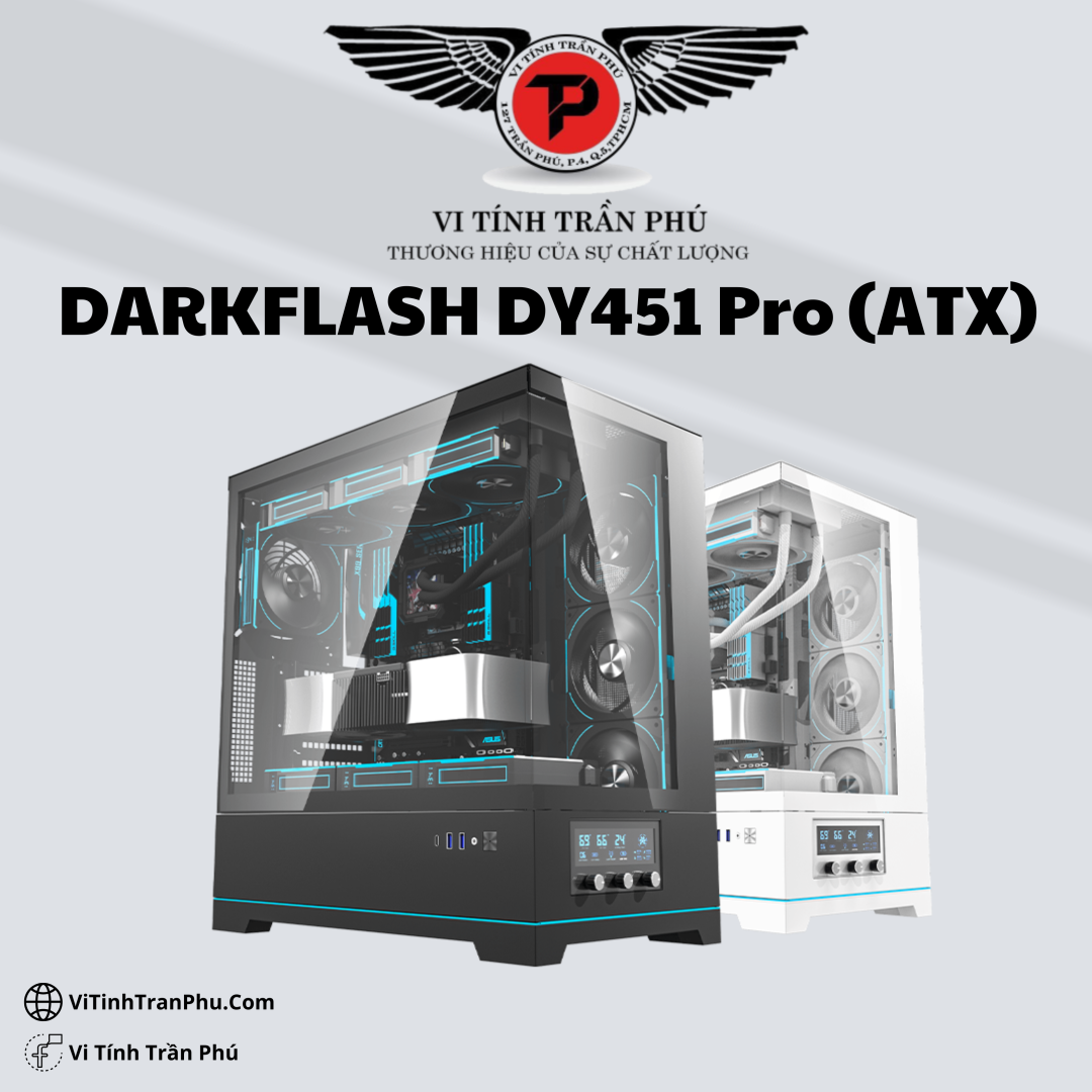 VỎ CASE MÁY TÍNH DARKFLASH DY451 Pro (ATX)