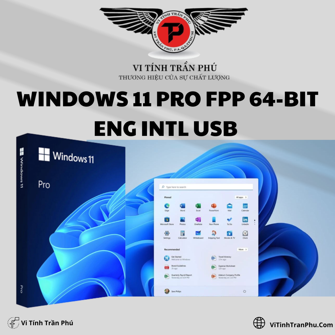 PHẦN MỀM WINDOWS 11 PRO FPP 64-BIT ENG INTL USB (HAV-00163)