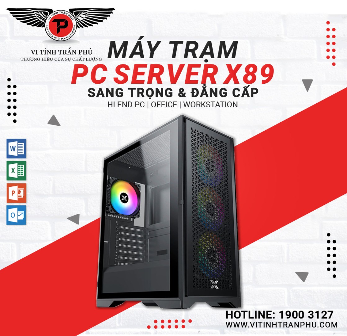Máy Trạm Server X89 Dual E5 2689 | Ram 64GB - Cày Cuốc - Giả Lập Đào Pi - Máy Ảo - Đồ Họa 3D