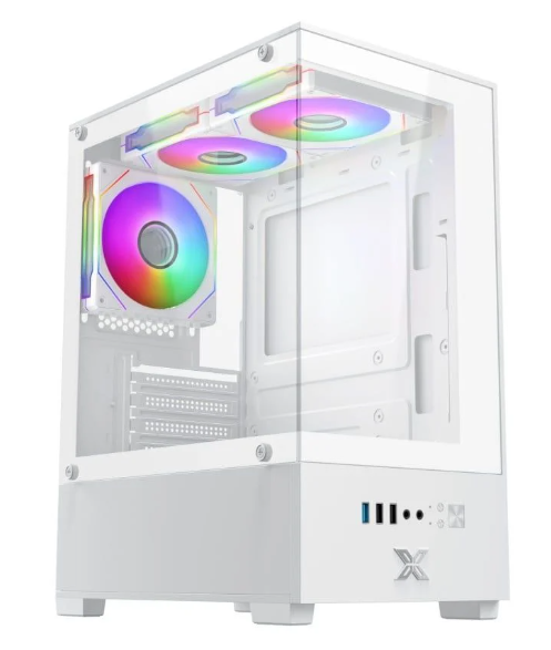 Vỏ Case Xigmatek View 3GF - White | Kèm sẵn 3 fan RGB