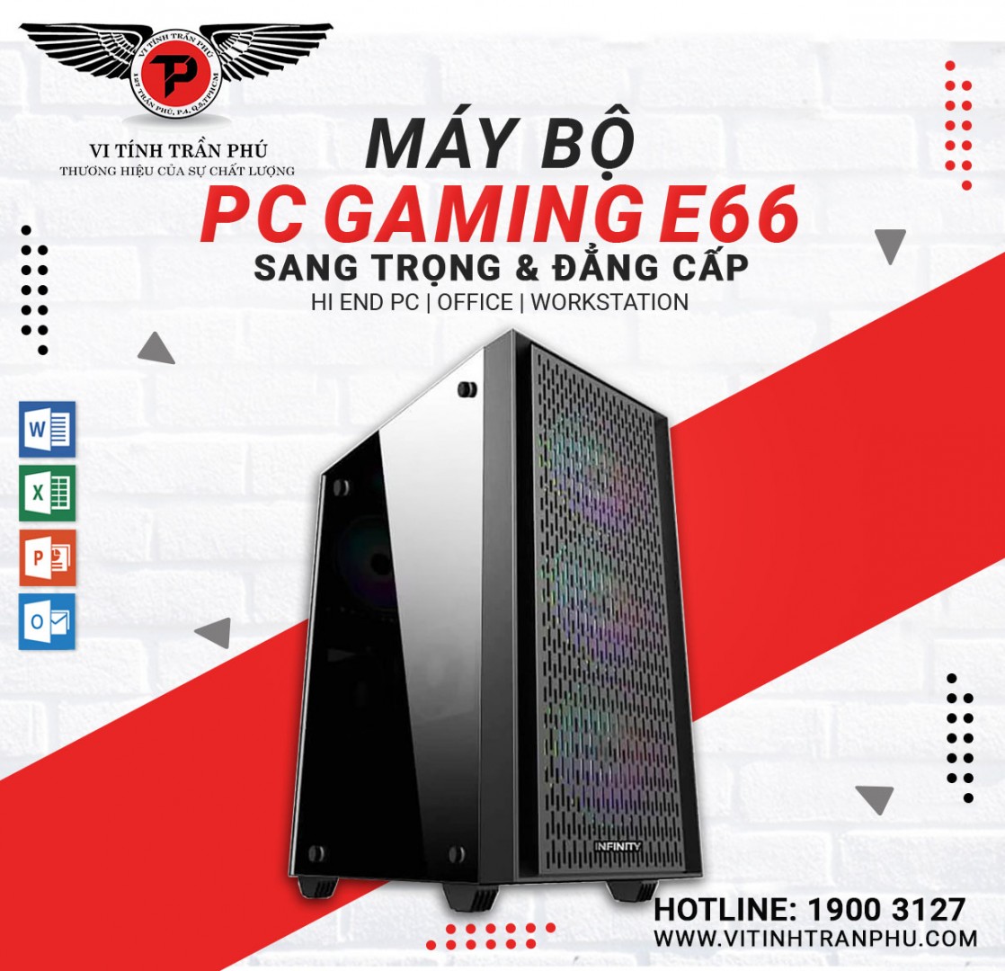 GAMING E66 - E5 2666v3 Cày Tiền,Giả Lập,Máy Ảo,Đào Pi,All Game
