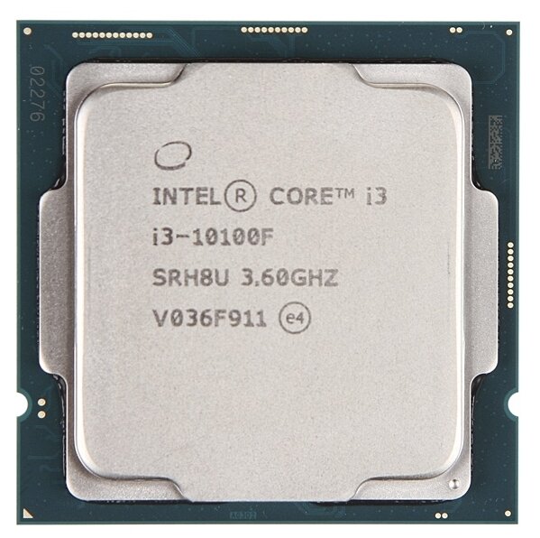 CPU Intel Core I3 10100F | LGA1200, Turbo 4.30 GHz, 4C/8T, 6MB, Tray 