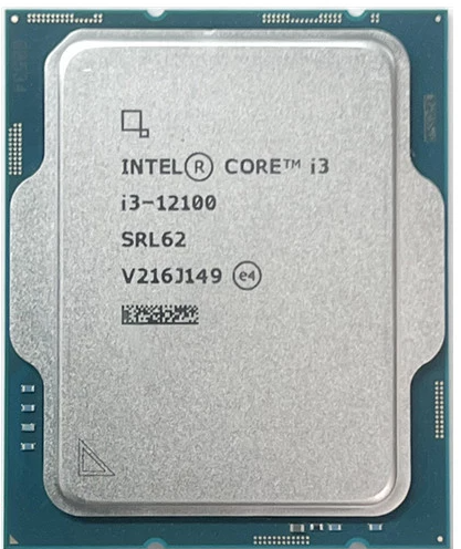 CPU Intel Core I3 12100 | LGA1700, Turbo 4.30 GHz, 4C/8T, 12MB, TRAY, Không Fan