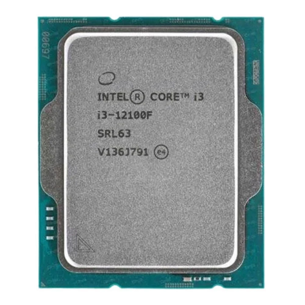 CPU Intel Core I3 12100F | LGA1700, Turbo 4.30 GHz, 4C/8T, 12MB, TRAY, Không Fan