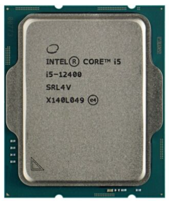 CPU Intel Core I5 12400 | LGA1700, Turbo 4.40 GHz, 6C/12T, 18MB, TRAY, Không Fan