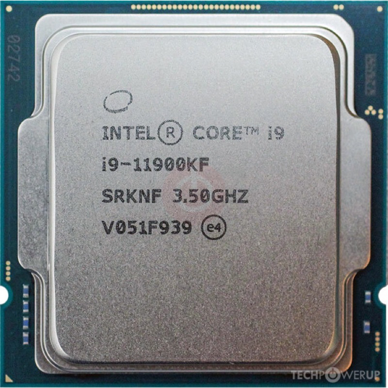 CPU INTEL CORE I9 11900KF Tray 16M CACHE, 3.50 GHZ UP TO 5.3 GHZ, 8 NHÂN 16 LUỒNG