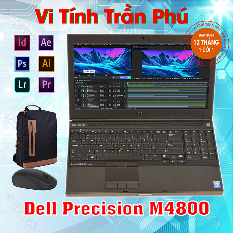 Laptop Dell Precision M4800 - Cấu hình chuyên game 3D