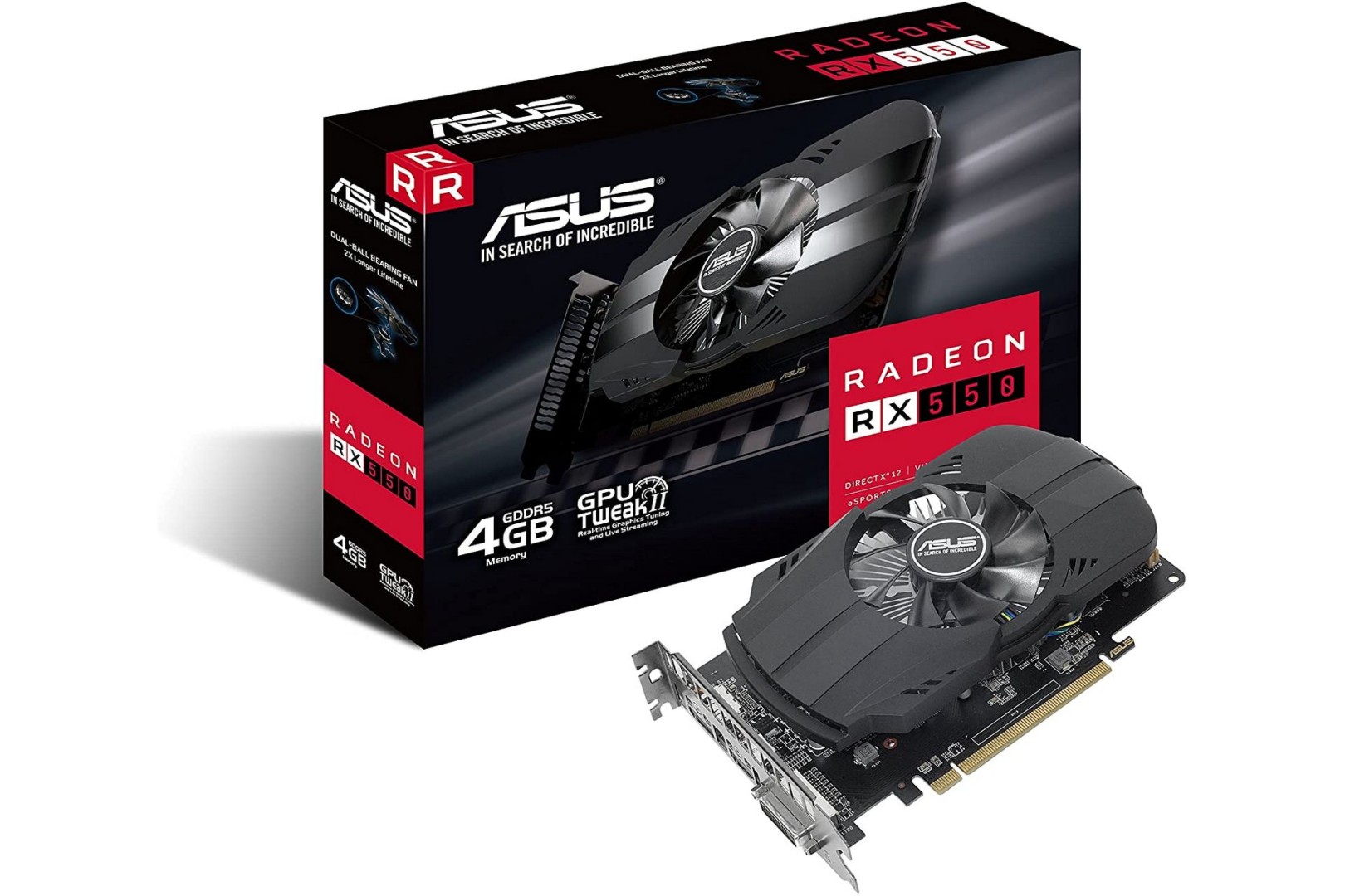 VGA ASUS Radeon RX 550 4GB GDDR5 - New Full Box Bảo Hành 36 Tháng