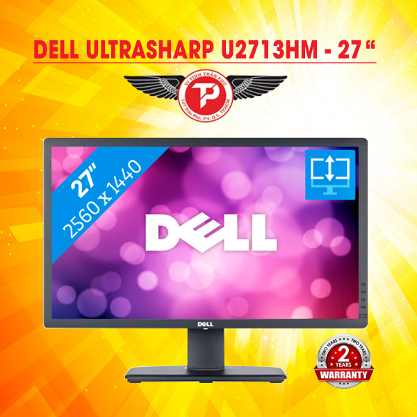 Màn Hình Dell Ultrasharp U2713HM IPS - 2K - 27 inch - Cũ