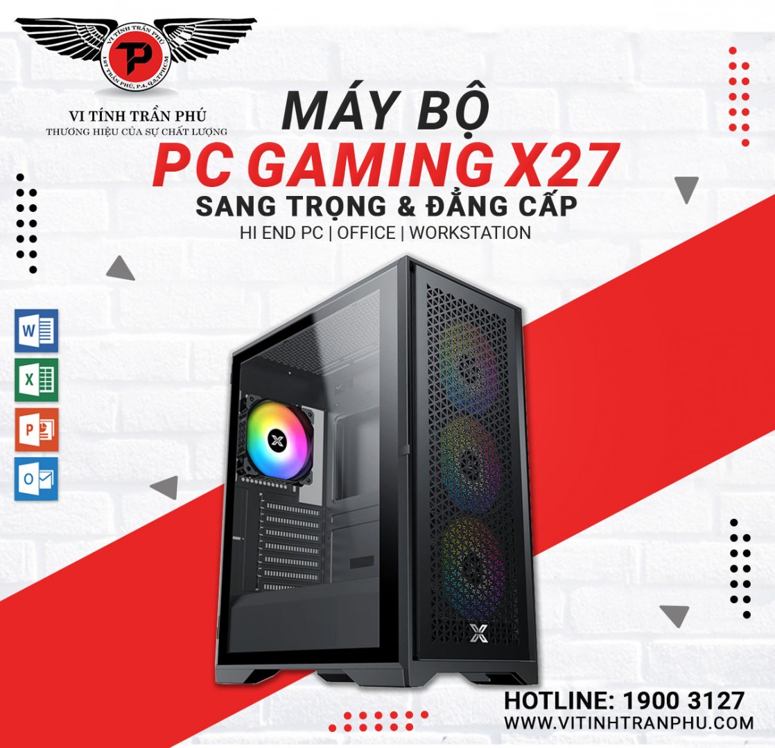 PC GAMING X27 - Dual Xeon Chuyên Render VRAY , CORONA , Cày Kéo Giả Lập